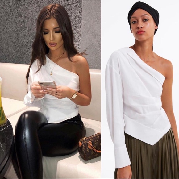 asymmetric tops zara